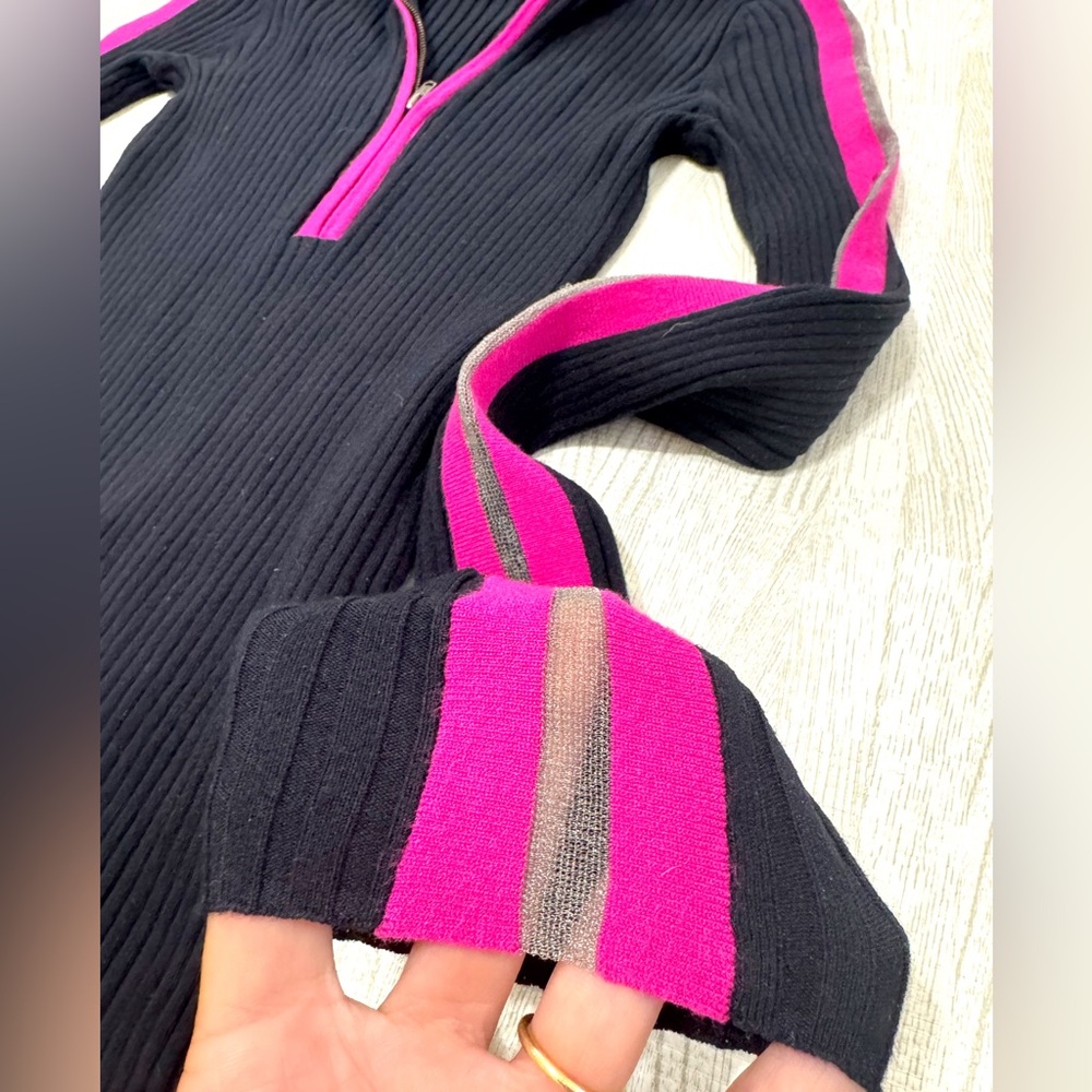 Bailey 44 Ribbed Quarter Zip Ribbed Sweater - Picture 4 of 11